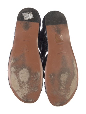 Alaïa Suede Gladiator Sandals