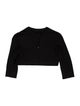 Alaïa Strapless Three-Quarter Sleeve Crop Top