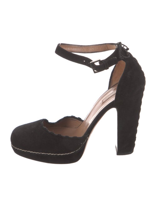 Alaïa Suede D'Orsay Pumps