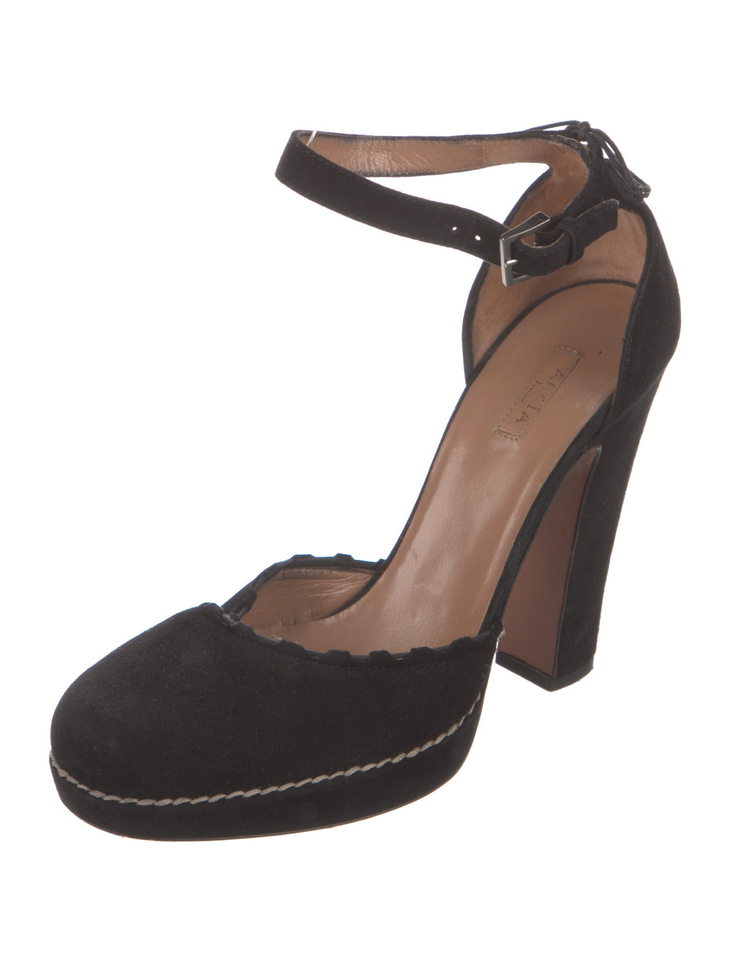 Alaïa Suede D'Orsay Pumps