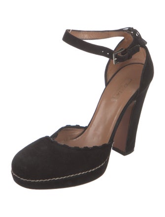 Alaïa Suede D'Orsay Pumps
