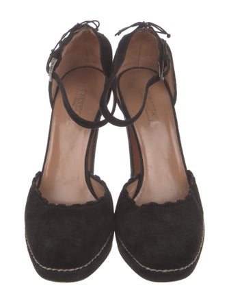 Alaïa Suede D'Orsay Pumps
