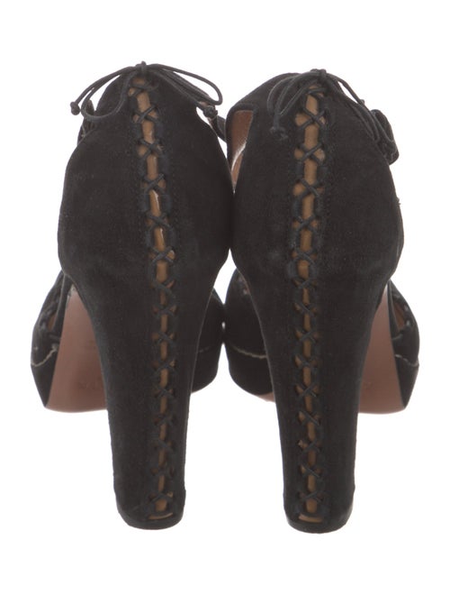 Alaïa Suede D'Orsay Pumps
