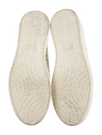 Alaïa Suede Studded Accents Sneakers