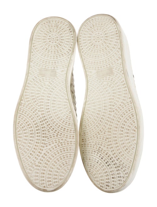 Alaïa Suede Studded Accents Sneakers