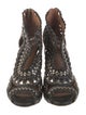 Alaïa Leather Cutout Accent Pumps