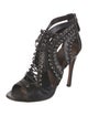 Alaïa Leather Eyelet Trim Pumps