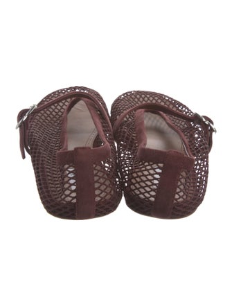 Alaïa Mesh Mary Jane Flats