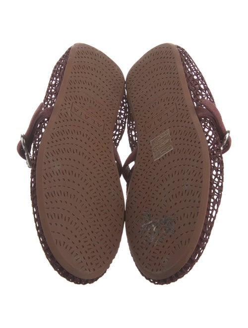 Alaïa Mesh Mary Jane Flats