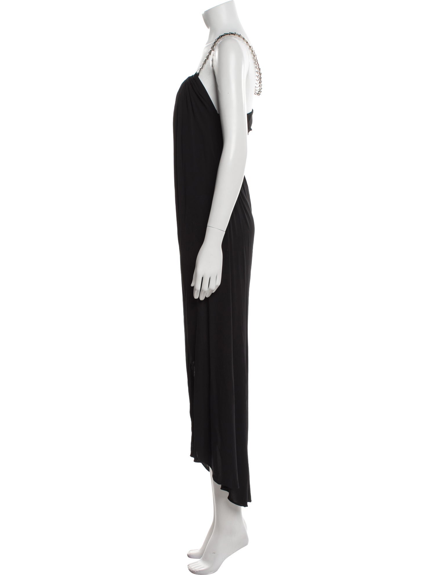 Alaïa Square Neckline Long Dress