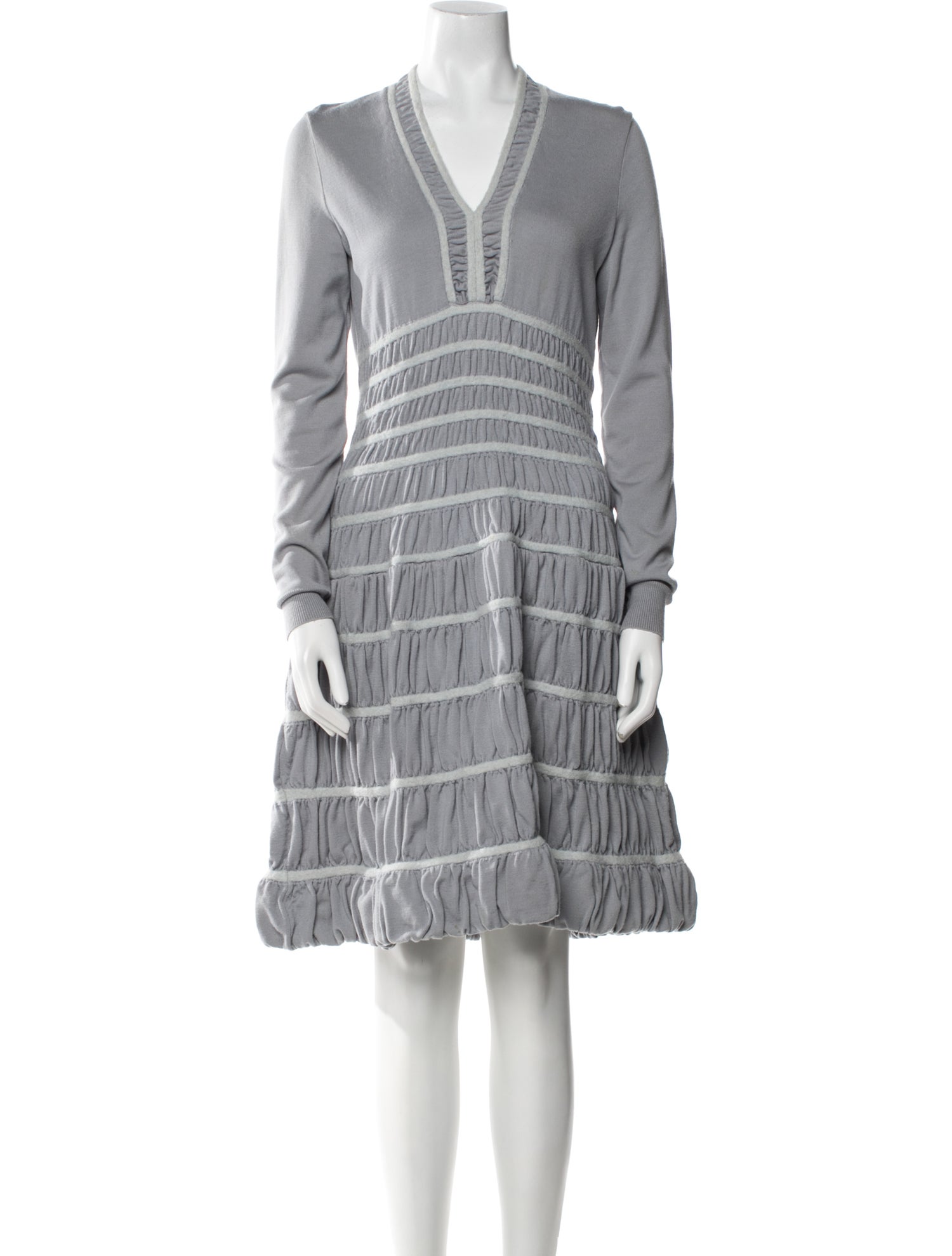 Alaïa Wool Knee-Length Dress