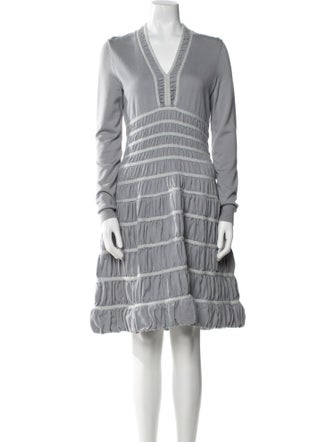 Alaïa Wool Knee-Length Dress