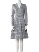 Alaïa Wool Knee-Length Dress