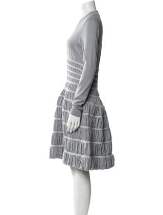 Alaïa Wool Knee-Length Dress