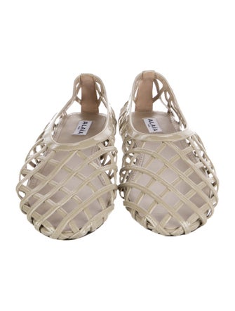Alaïa Patent Leather Ballet Flats