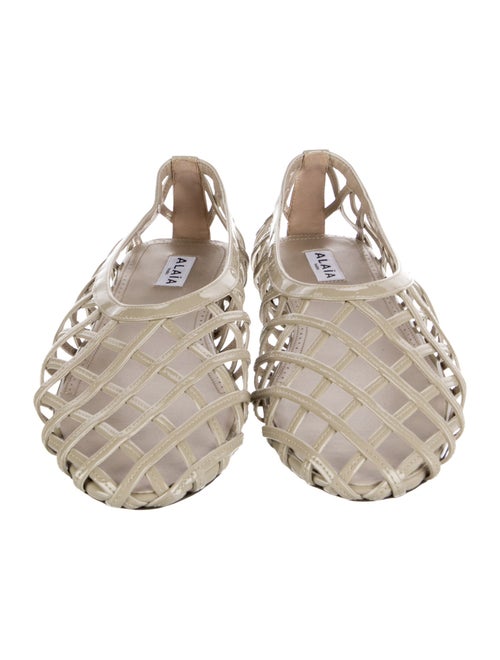 Alaïa Patent Leather Ballet Flats