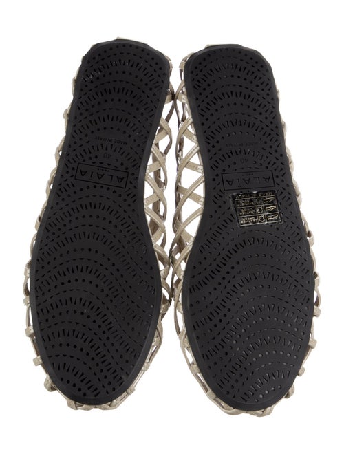 Alaïa Patent Leather Ballet Flats