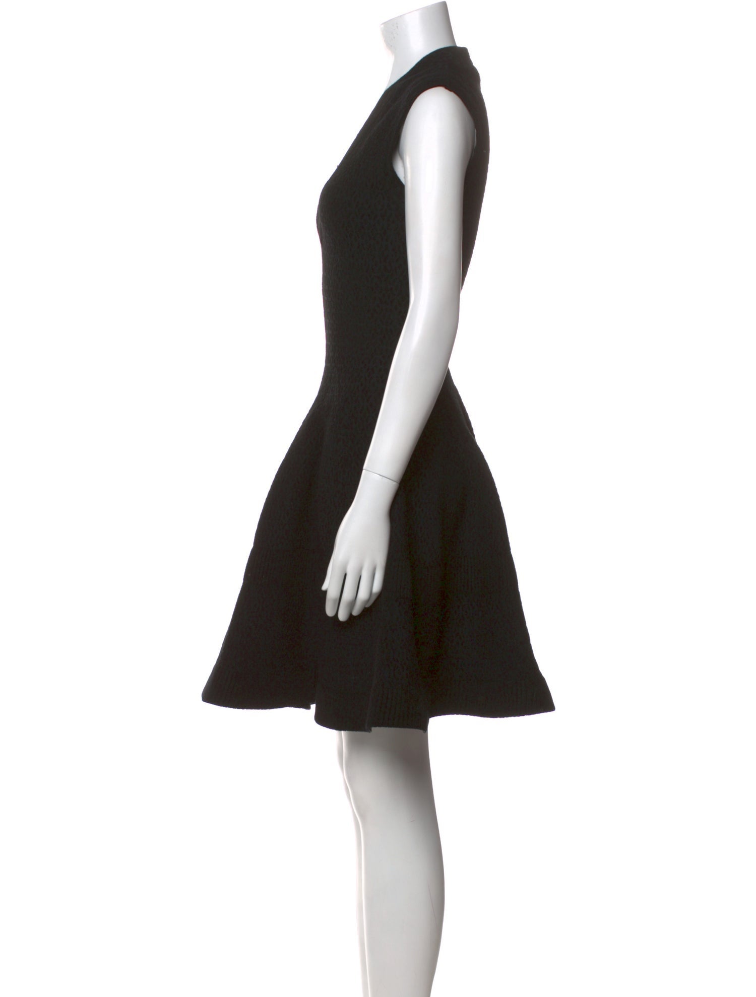 Alaïa V-Neck Mini Dress