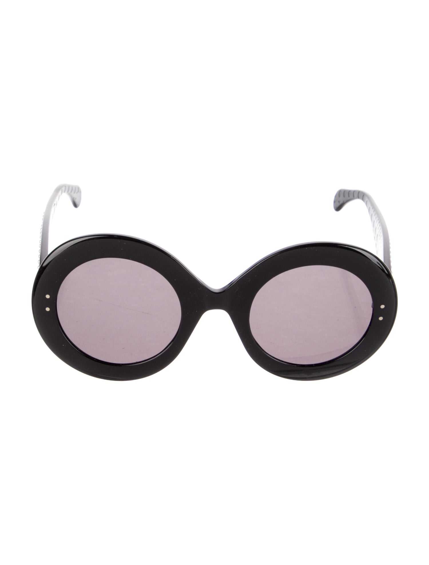 Alaïa Round Tinted Sunglasses