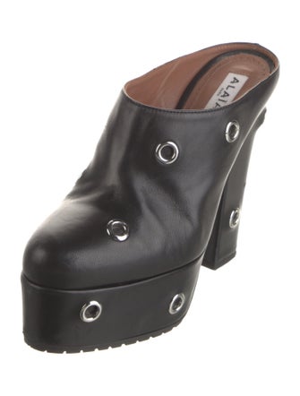 Alaïa Leather Mary Jane Flats