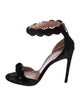 Alaïa Velvet Studded Accents Sandals