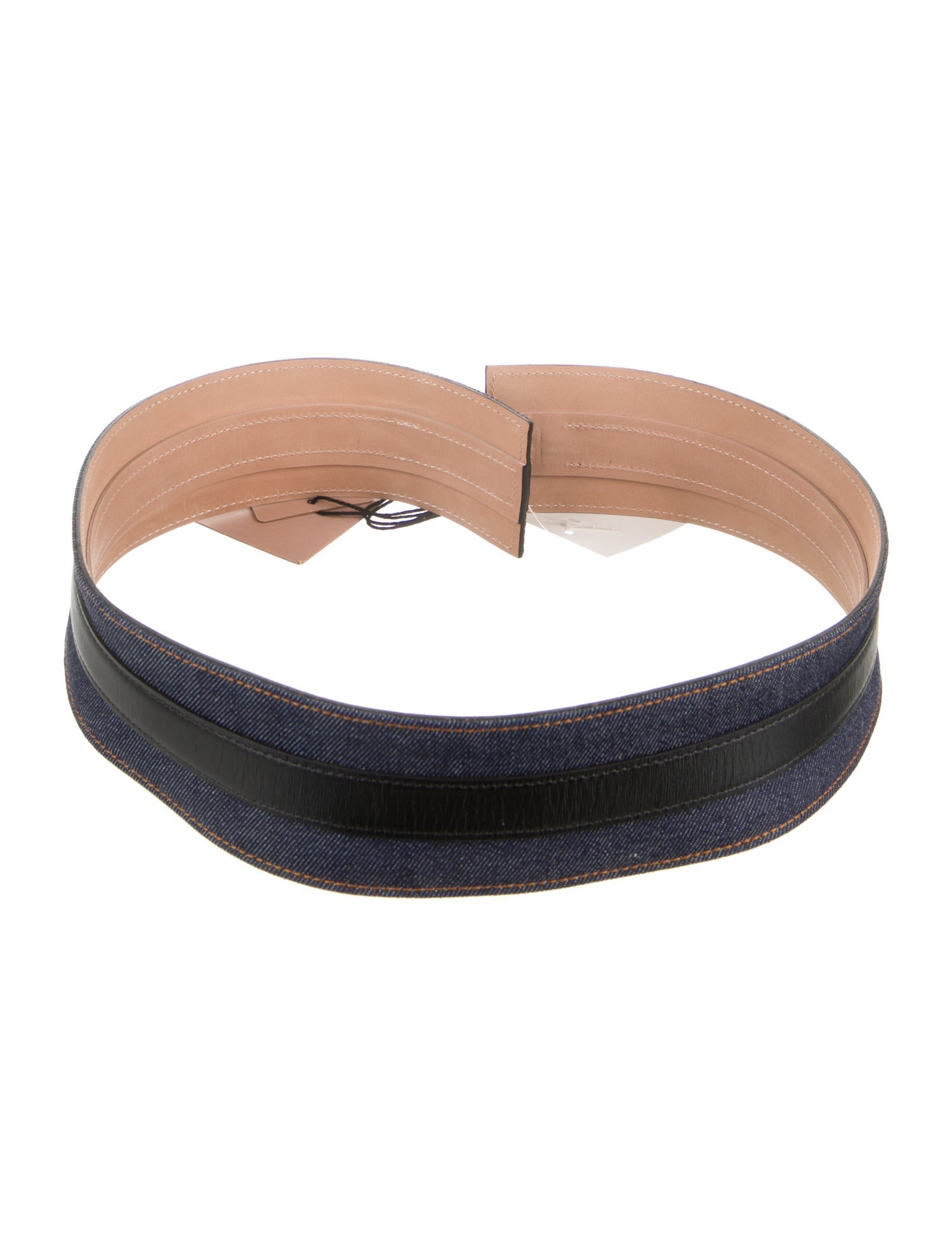 Alaïa Wide Denim Waist Belt w/ Tags