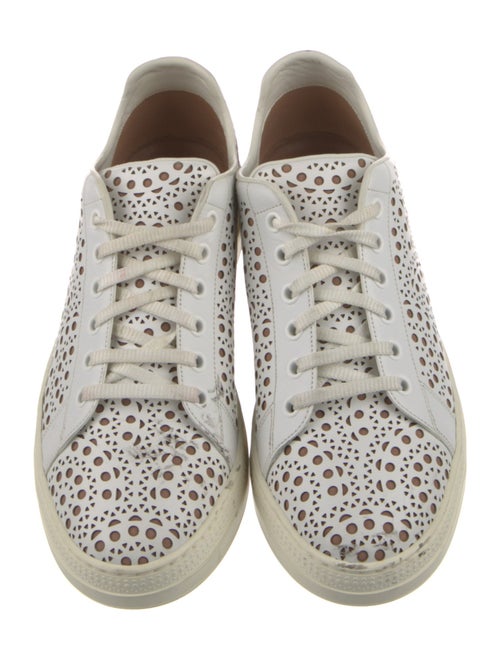 Alaïa Leather Sneakers
