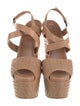Alaïa Leather Slingback Sandals