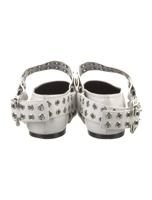 Alaïa Leather Slingback Flats