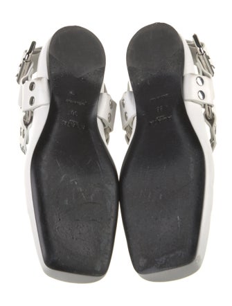 Alaïa Leather Slingback Flats