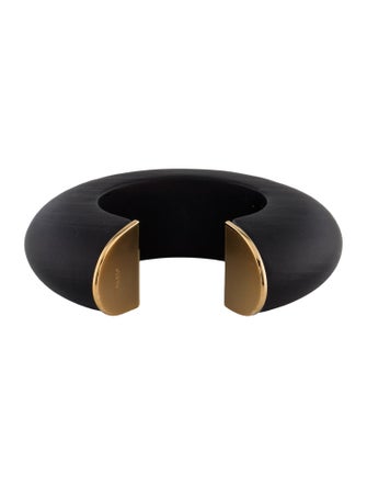 Alaïa Wood Bumper Cuff Bracelet