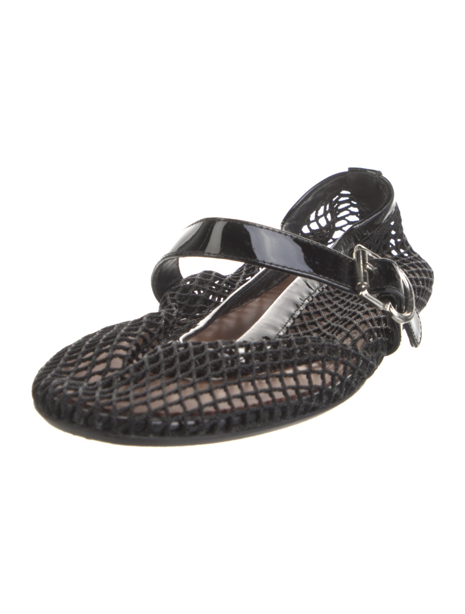 Alaïa Mesh Mary Jane Flats