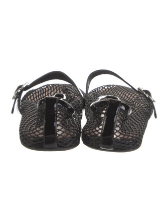 Alaïa Mesh Mary Jane Flats