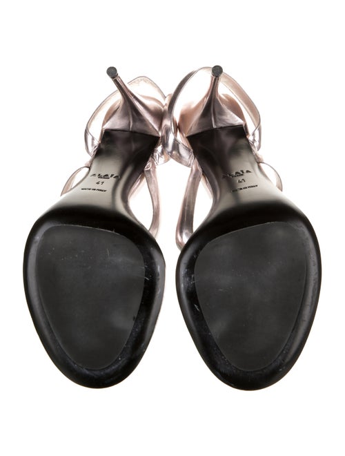 Alaïa Leather Slingback Sandals