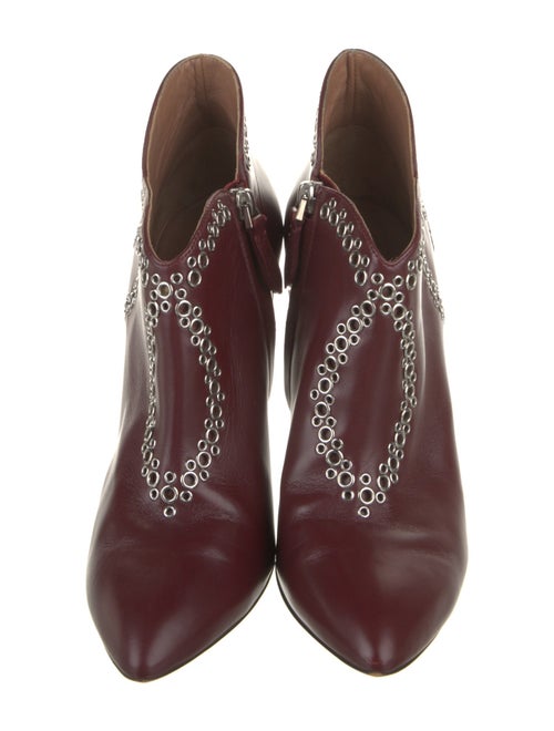 Alaïa Leather Studded Accents Western Boots