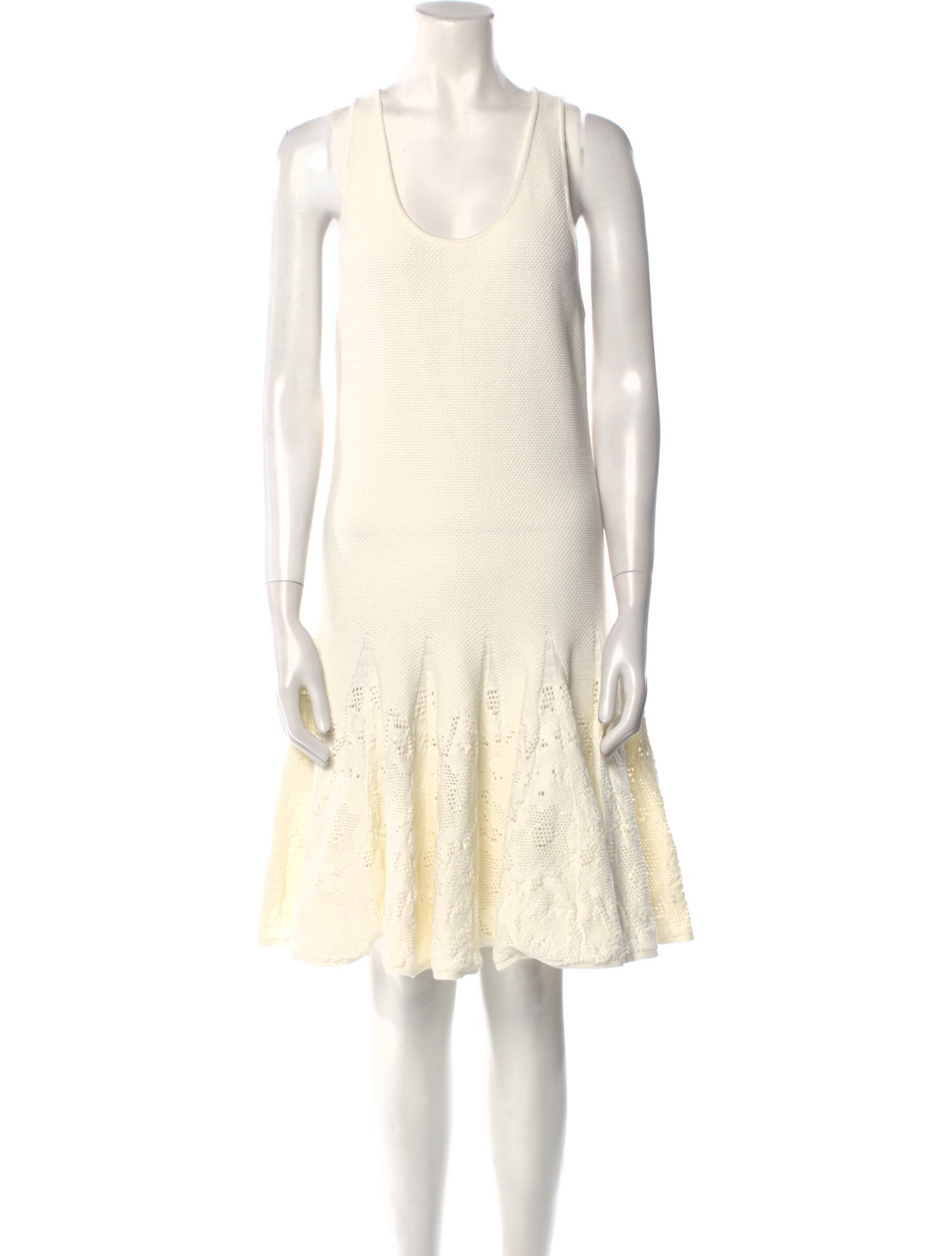 Alaïa Scoop Neck Knee-Length Dress