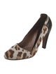 Alaïa Ponyhair Animal Print Pumps