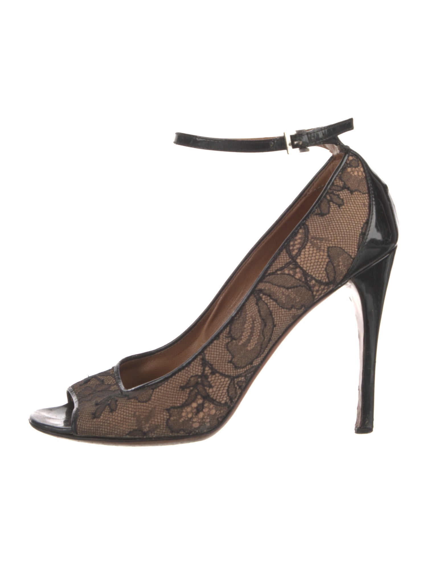 Alaïa Lace Printed D'Orsay Pumps