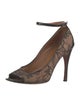 Alaïa Lace Printed D'Orsay Pumps