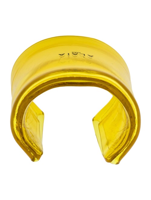 Alaïa Resin Cuff Bracelet