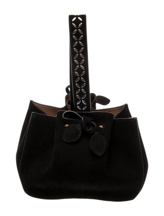 Alaïa Suede Top Handle Bag