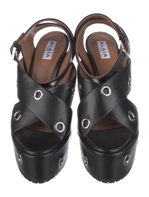 Alaïa Leather Sandals