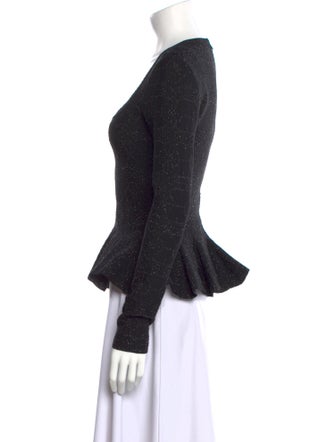 Alaïa Virgin Wool Scoop Neck Top