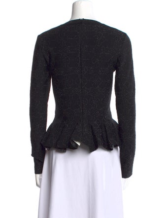 Alaïa Virgin Wool Scoop Neck Top