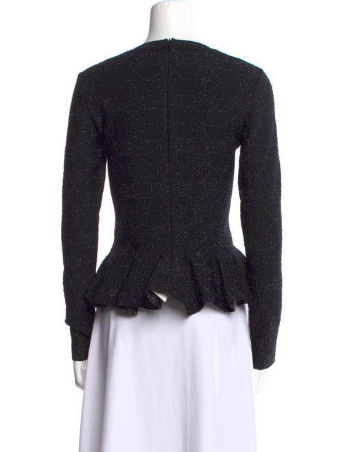 Alaïa Virgin Wool Scoop Neck Top