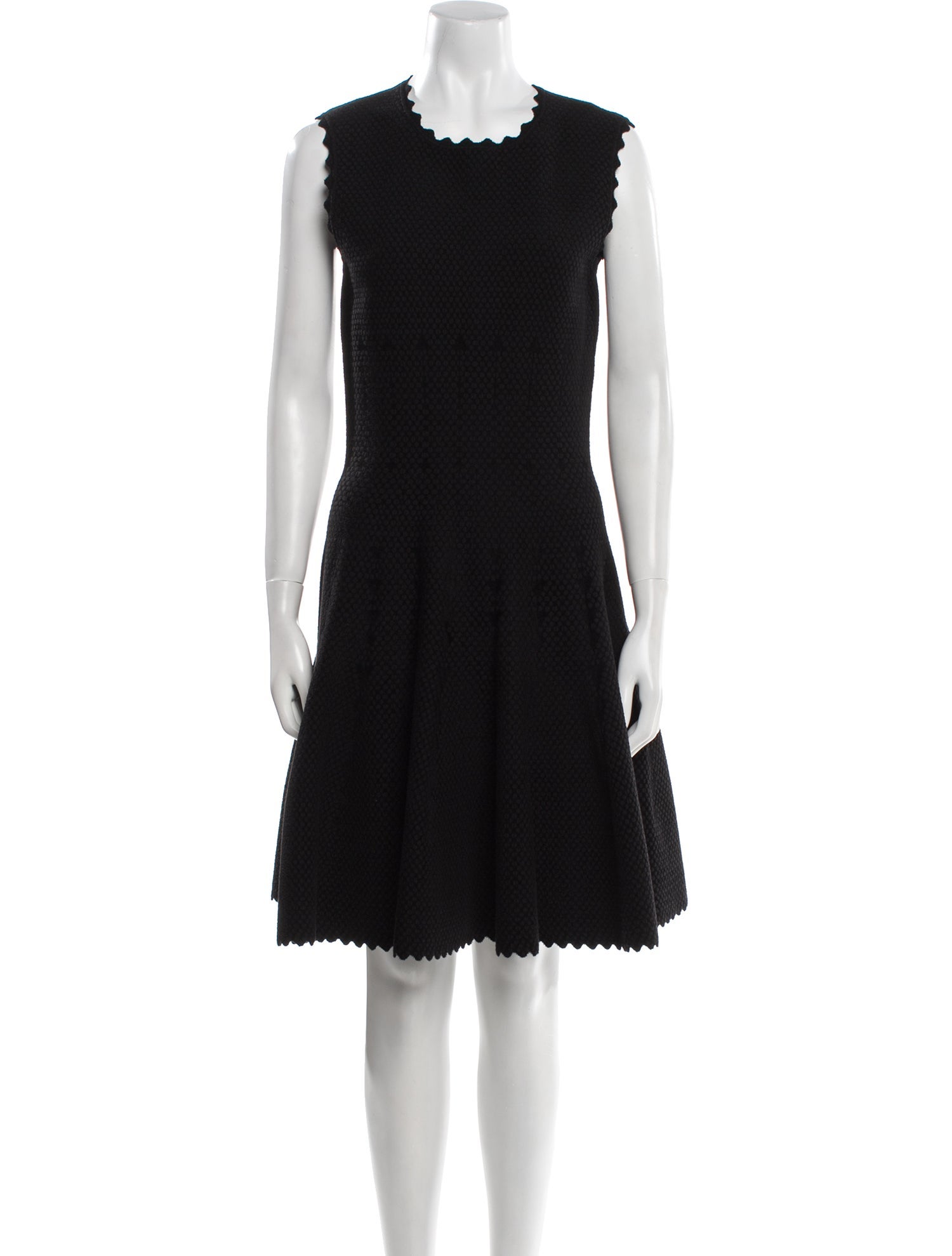 Alaïa Virgin Wool Knee-Length Dress