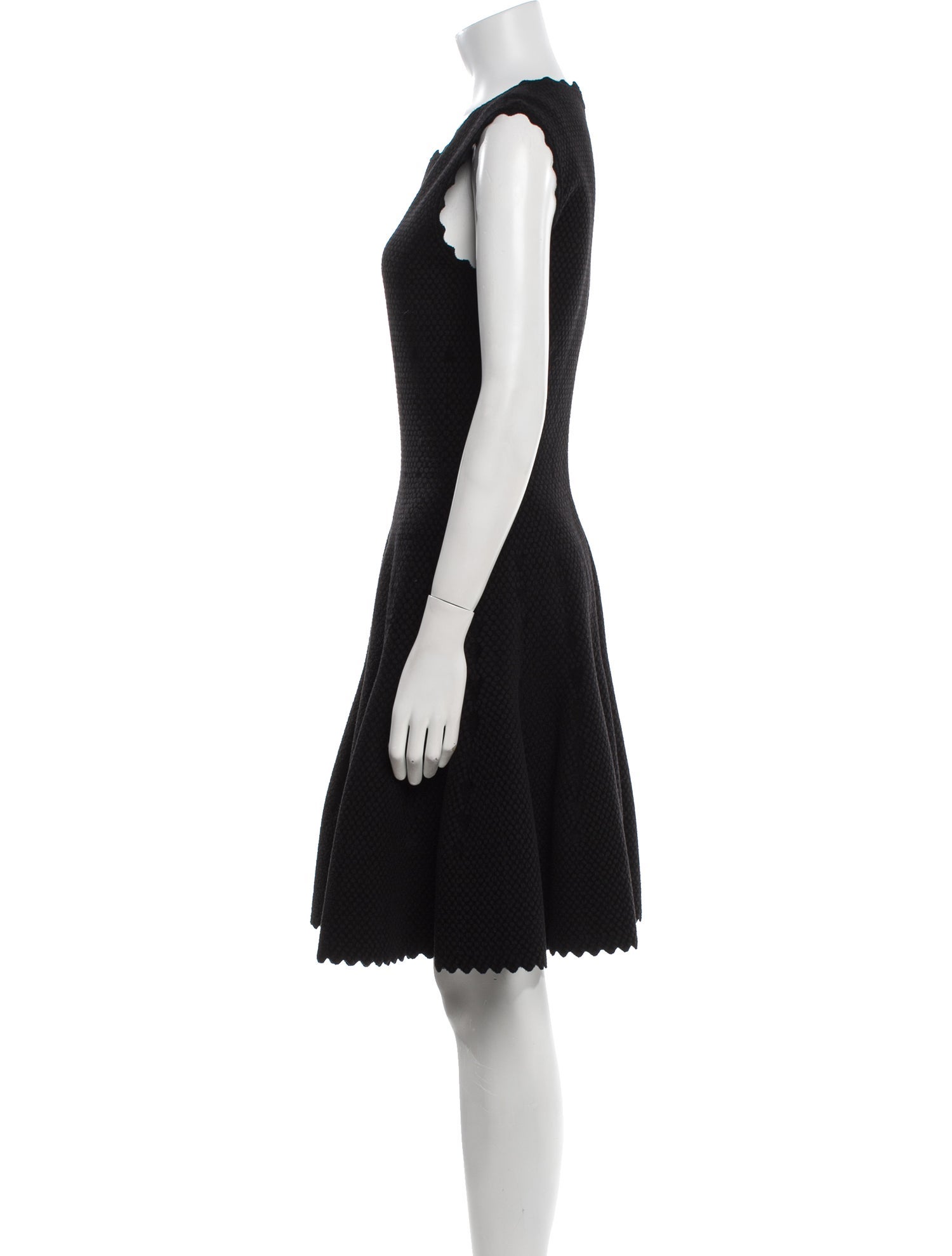 Alaïa Virgin Wool Knee-Length Dress