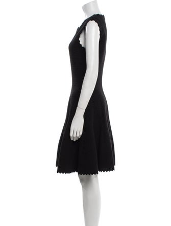 Alaïa Virgin Wool Knee-Length Dress