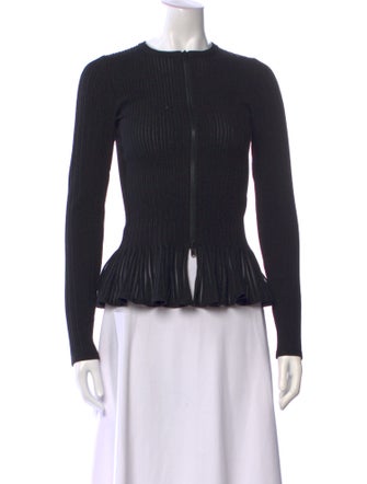 Alaïa Virgin Wool Crew Neck Sweater