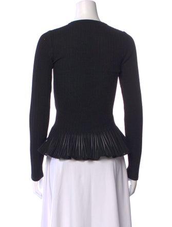 Alaïa Virgin Wool Crew Neck Sweater